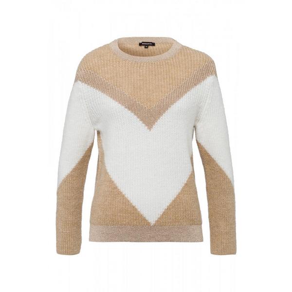 Intarsia Pullover Active - 3233/soft caramel 3 col