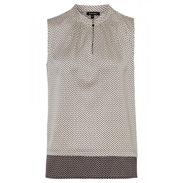 Minimal Print Blouse Top Active - 2031/powder crem