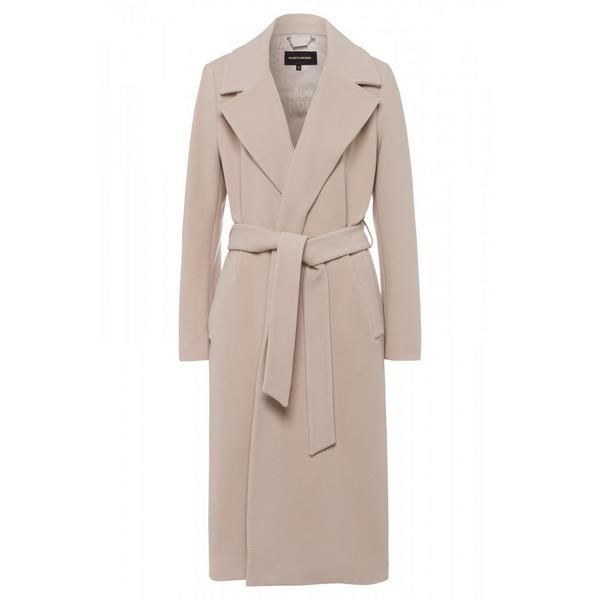 Midi Wrap Coat Active - 0031/powder creme