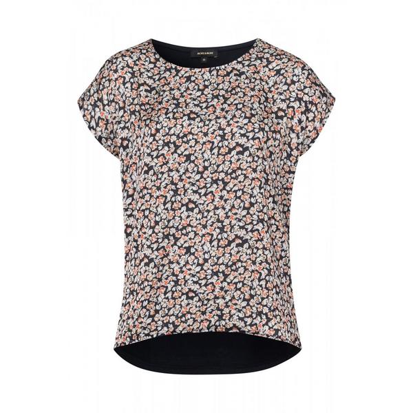 Print Shirt - 4375/small flower print blue f