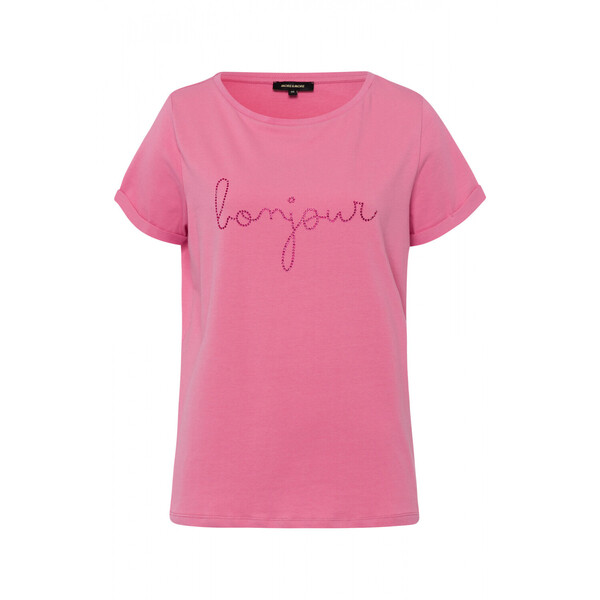 T-Shirt with Turn-Up - 0841/smooth pink