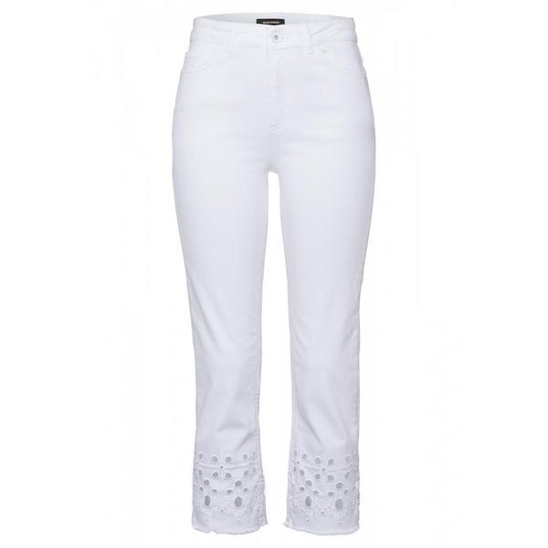 Lace Kick-Flare Denim