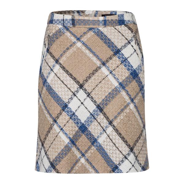 Maxi Check Mini Skirt - 4738/big woven check