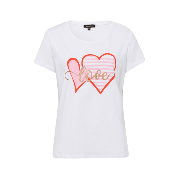 T-Shirt with Print - 0010/white