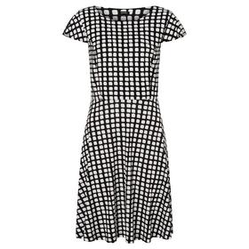 Jerseykleid  schwarz/weiß Print  Frühjahrs-Kollektion