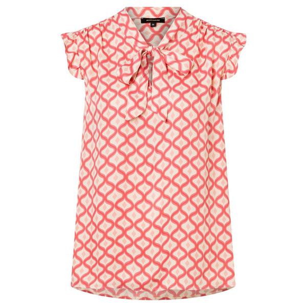 Bluse  graphischer Print  Frühjahrs-Kollektion
