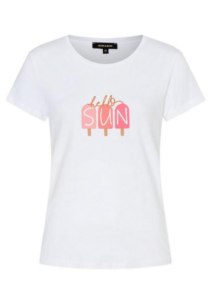 Shirt with 3-Motive Print - 0010/white