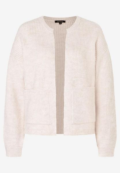 Ribbed Cardigan - 0036/almond