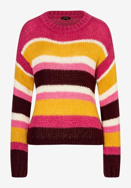 Pullover with Multi-Stripes