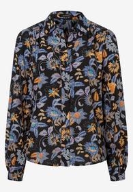 Paisleybluse  schwarz  Herbst-Kollektion