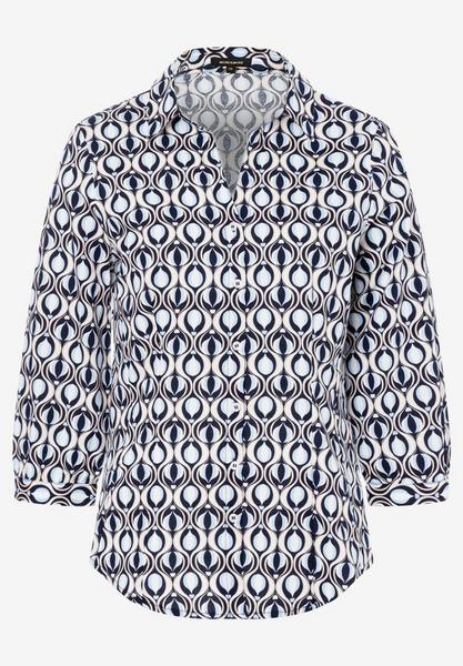 Printed Cotton Blouse - 5309/graphic pattern itali