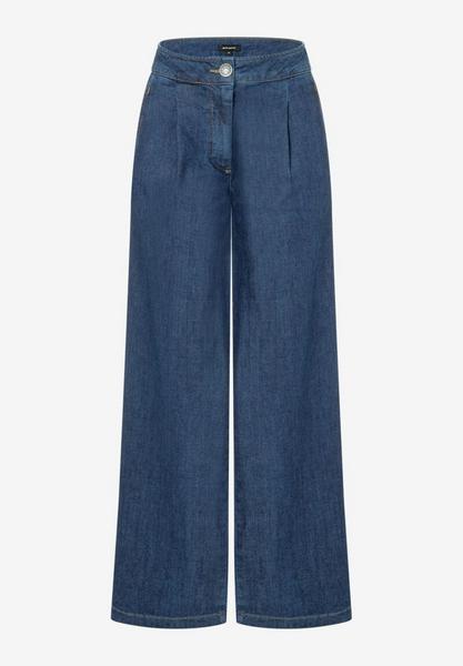 Light Denim Wide Leg Pants - 0963/dark blue denim
