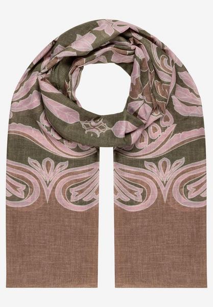 Schal mit Ornament Print  Sommer-Kollektion