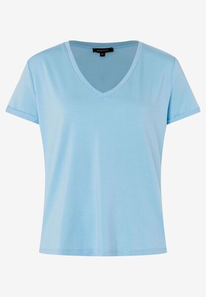 V-Neck Shirt - 0301/light skyblue