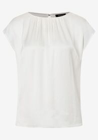 Satinbluse  ecru  Sommer-Kollektion