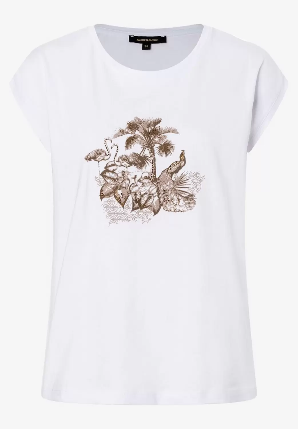 T-Shirt mit Glitzersteinchen  Sommer-Kollektion