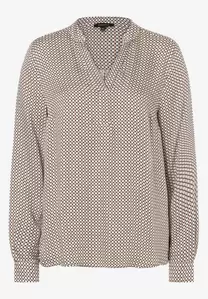 Viskosebluse  Minimal-Print  Herbst-Kollektion