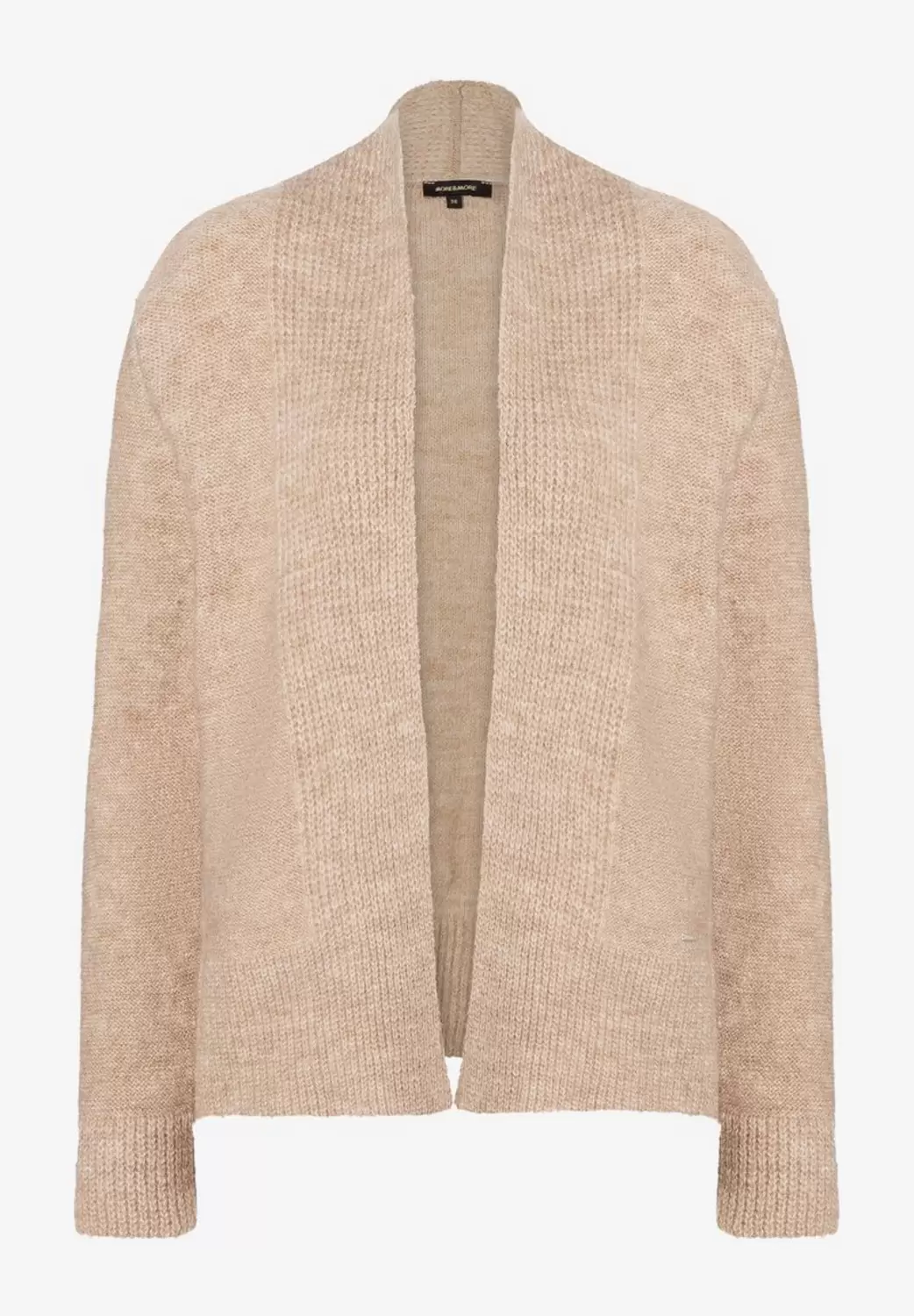 Cardigan Camel Comma Strickjacke Camel Melange Cardigan Camel