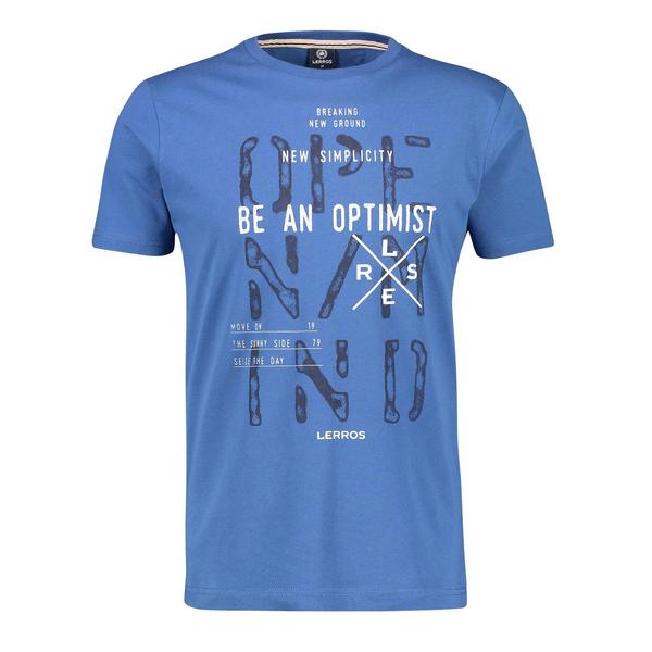 T-SHIRT/SERAFINO 1/2 ARM - 432/ATLANTIC BLUE