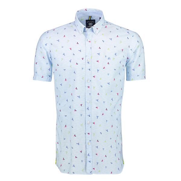 HEMD 1/2 ARM - 417/LIGHT BLUE