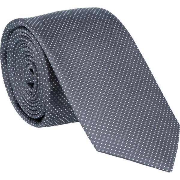 Krawatte 100% Seide - NanoTex - 100/anthrazit