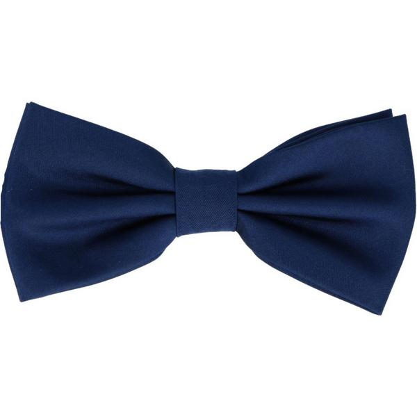 Schleife Uni - 100% Seide - 10/marine