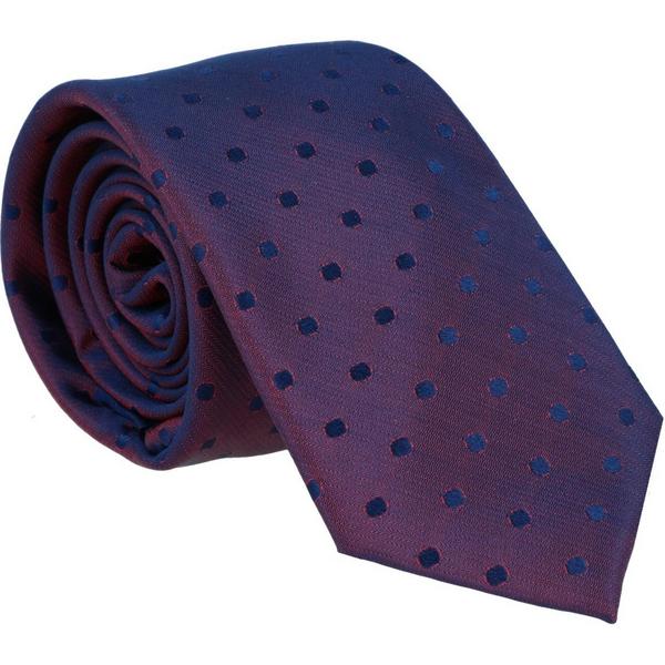 Krawatte 100% Seide - NanoTex - 50/rot