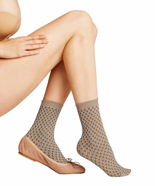 FALKE Tricot Eyelet SO - 5032/walnut