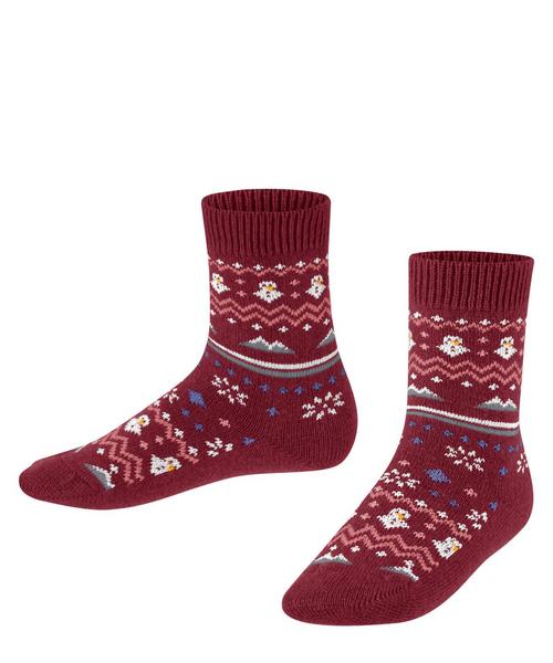 FALKE Winter Fair Isle SO - 8830/ruby