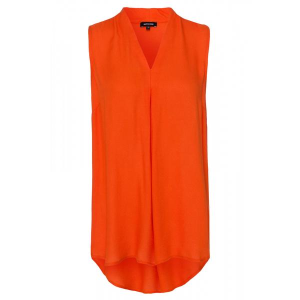 Bluse o. Arm - 0431/warm mandarine