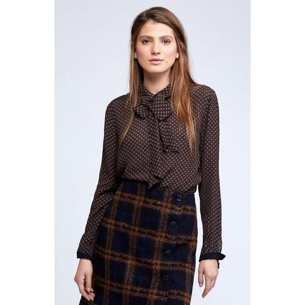 Print Shirt Blouse Active - 3790/black 3 col