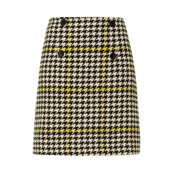 Houndstooth Check Skirt Active - 3790/black 3 col