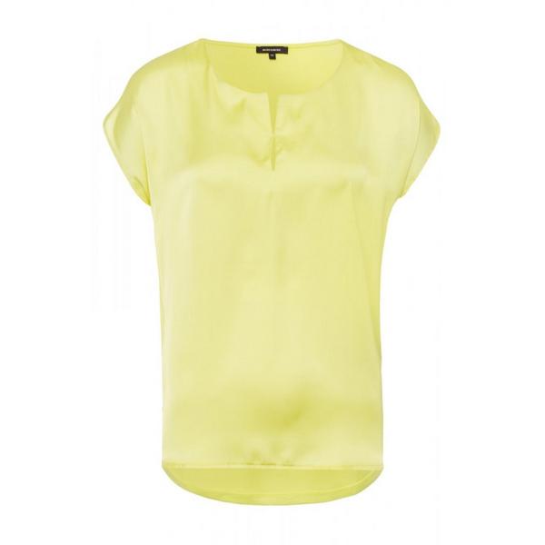 Satin Front Shirt Active - 0616/green lemon