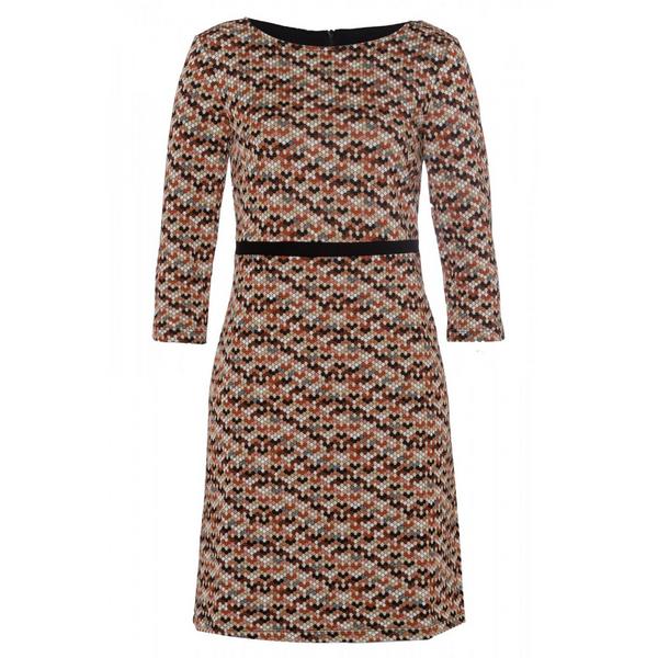 Jacquard Dress Active - 4233/soft caramel multi