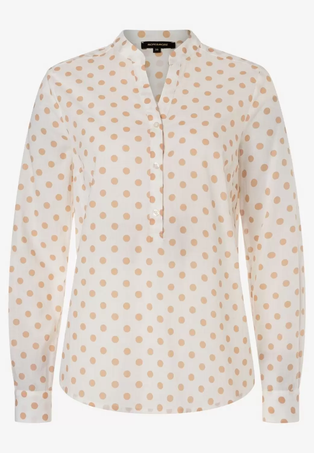 Tupfenbluse  beige/ecru  Frühjahrs-Kollektion