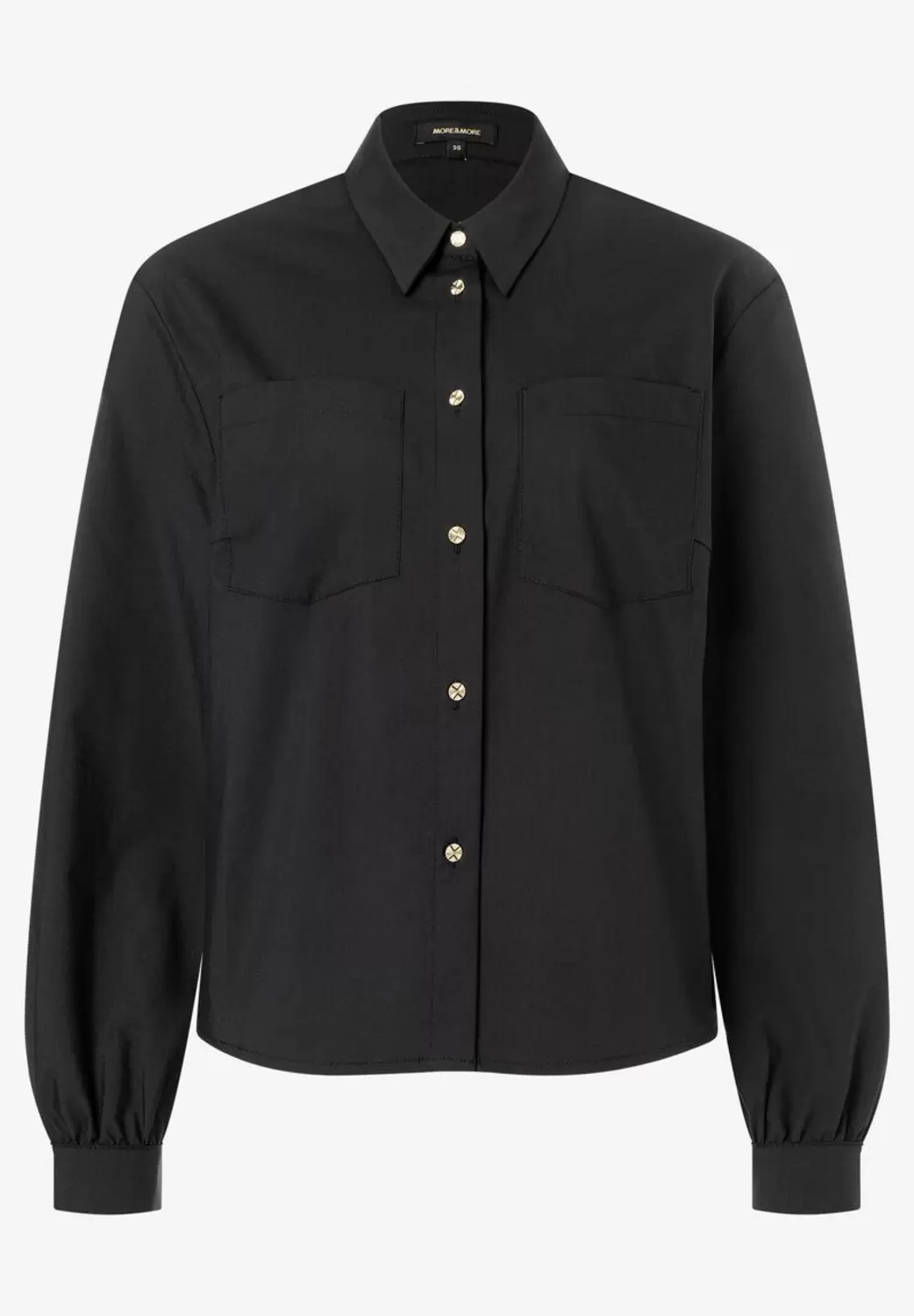 kastige Blusenjacke  schwarz  Frühjahrs-Kollektion