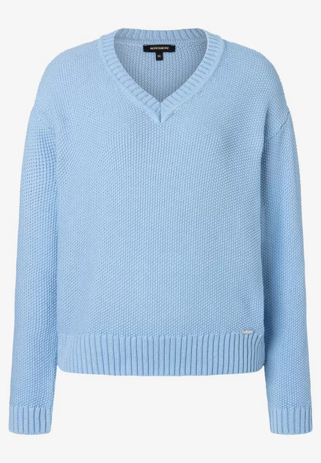 Struktur-Pullover  hellblau  Frühjahrs-Kollektion