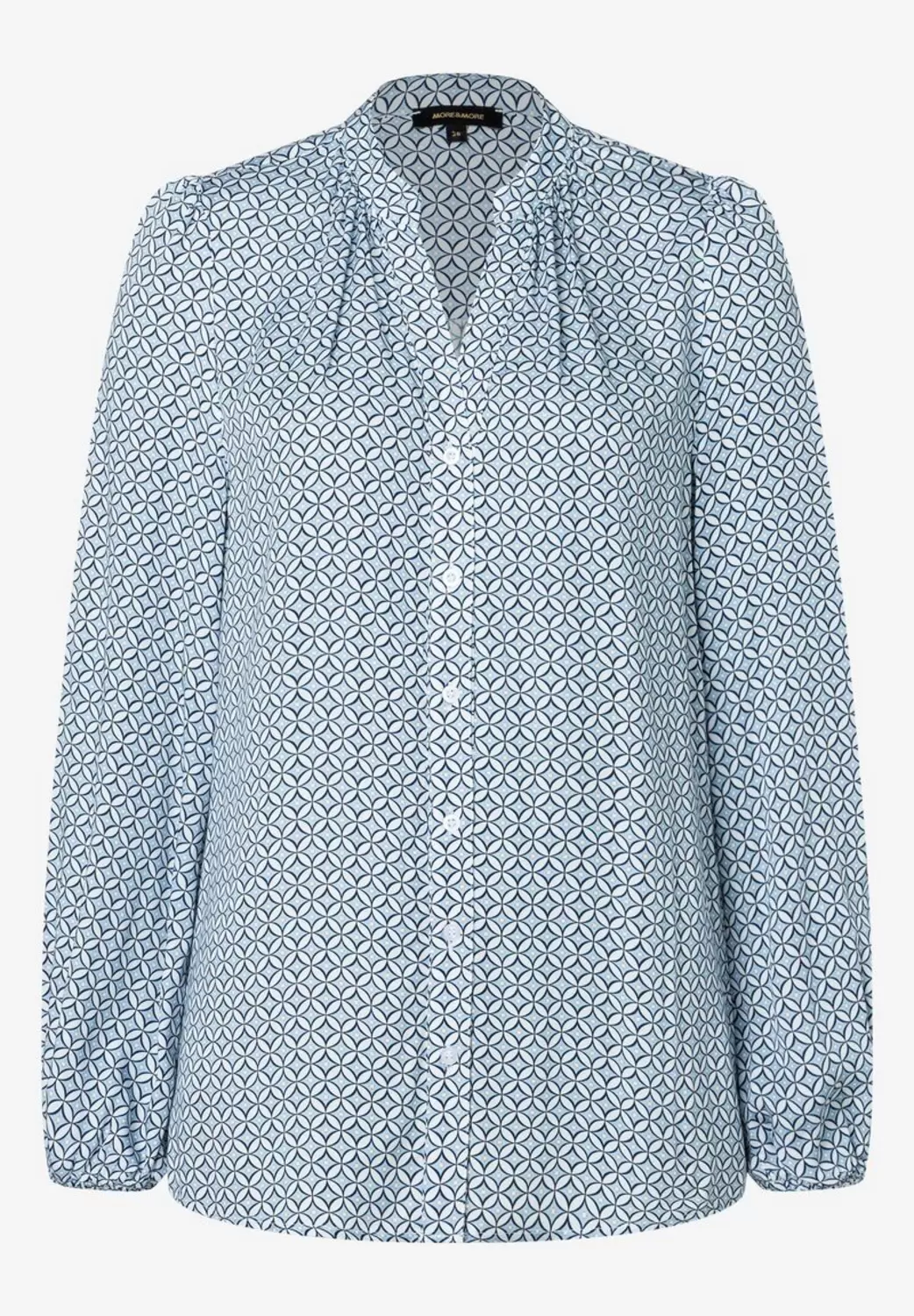 Viskosebluse   grafischer Print  Frühjahrs-Kollektion