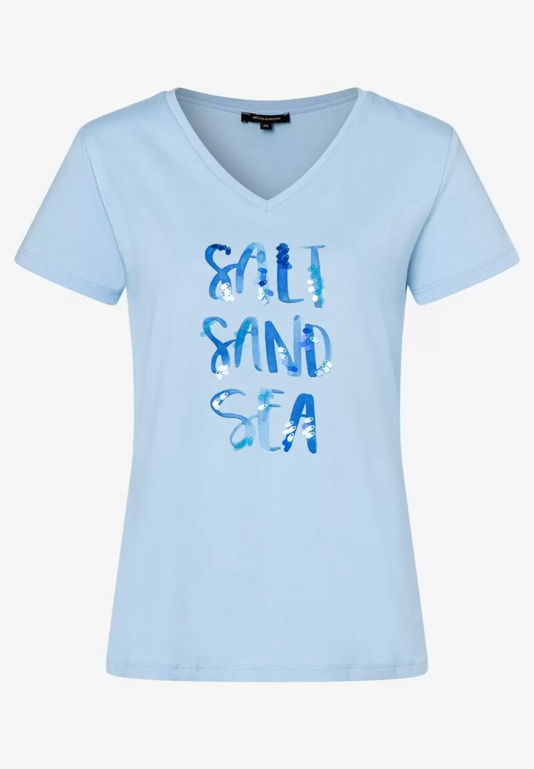 T-Shirt mit Wording und Pailletten  Frühjahrs-Kollektion