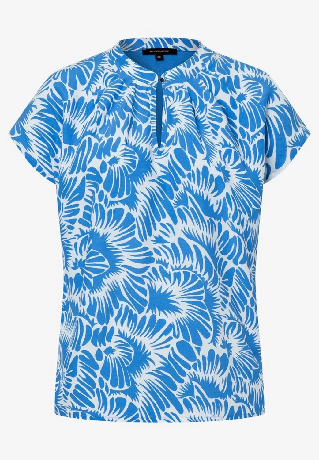 Blusenshirt  blau/weiß  Frühjahrs-Kollektion