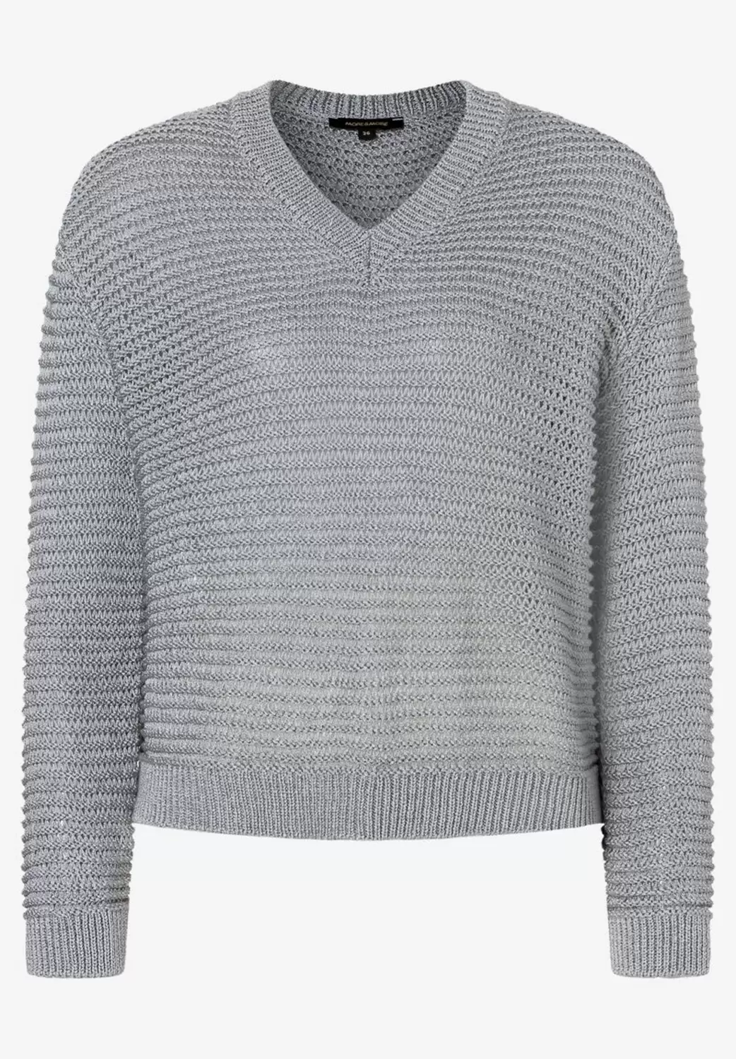 Strukturpullover  fine grey  Frühjahrs-Kollektion
