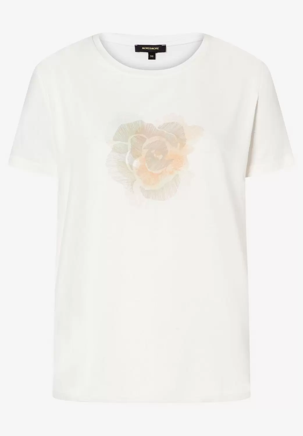 gedoppeltes T-Shirt mit Frontprint  ecru  Sommer-Kollektion