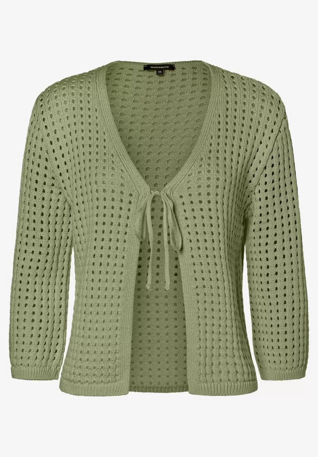 Ajour-Cardigan  olive green  Sommer-Kollektion