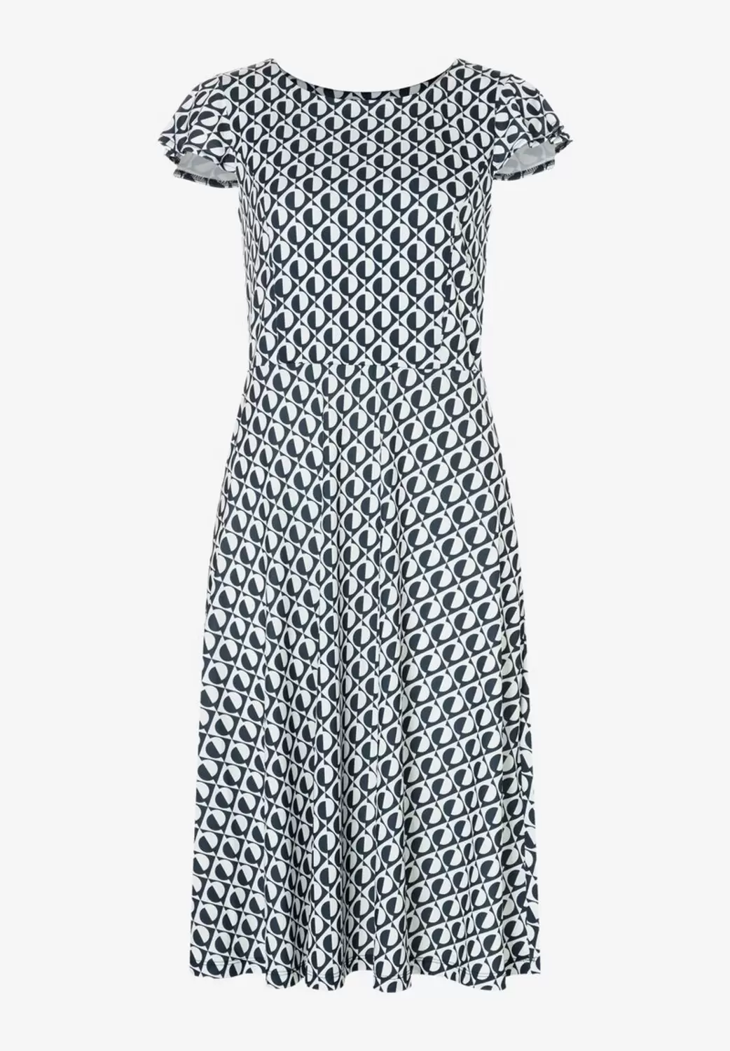 Jerseykleid  grafischer Print  Sommer-Kollektion