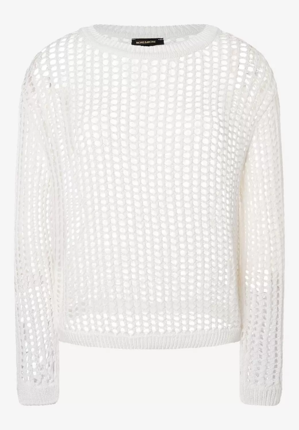 Ajour Pullover ecru Sommer-Kollektion