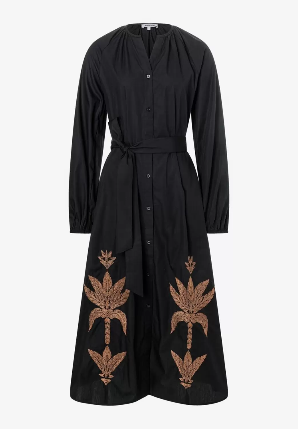 Baumwollkleid  bestickt
