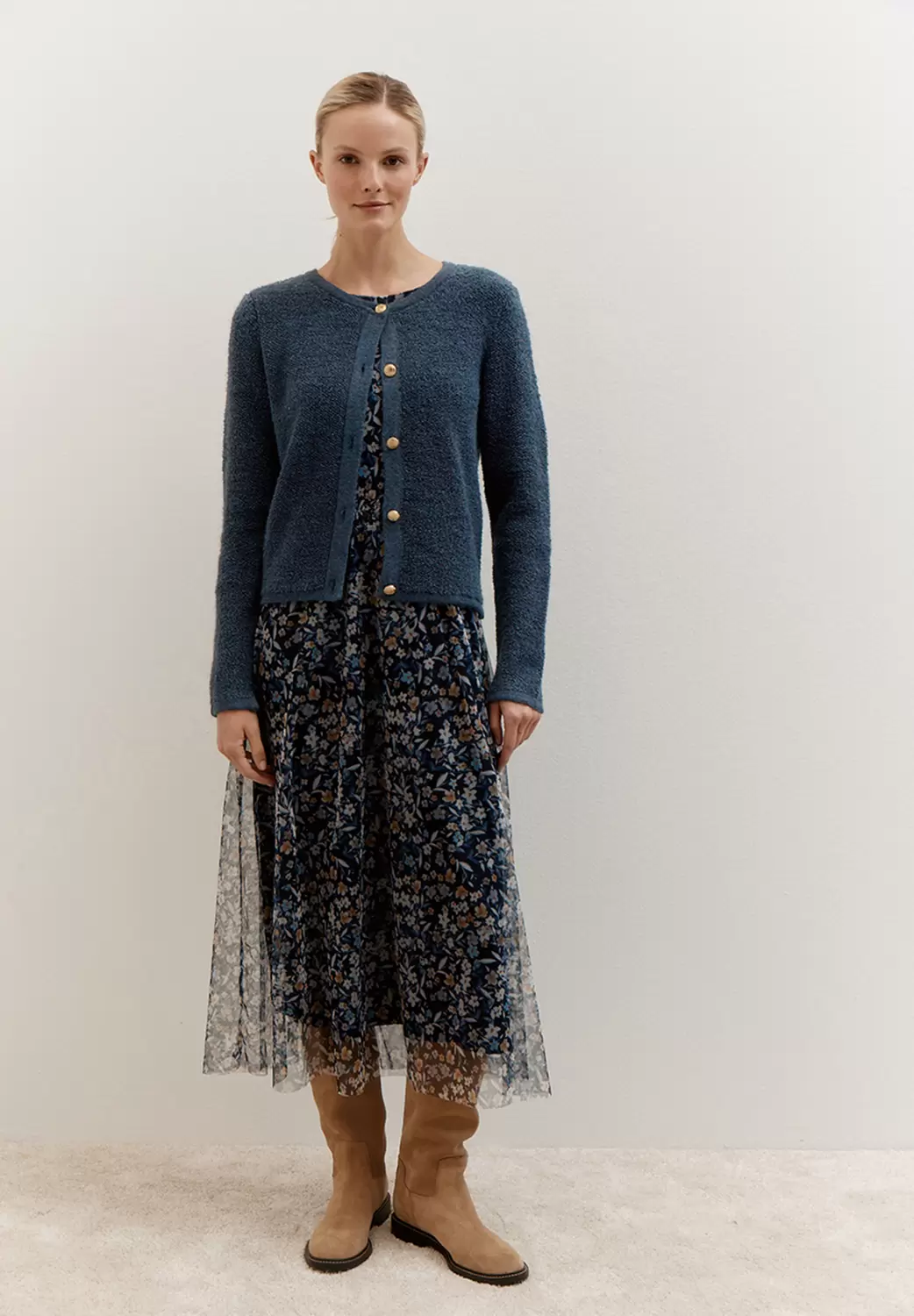 Cardigan with Buttons