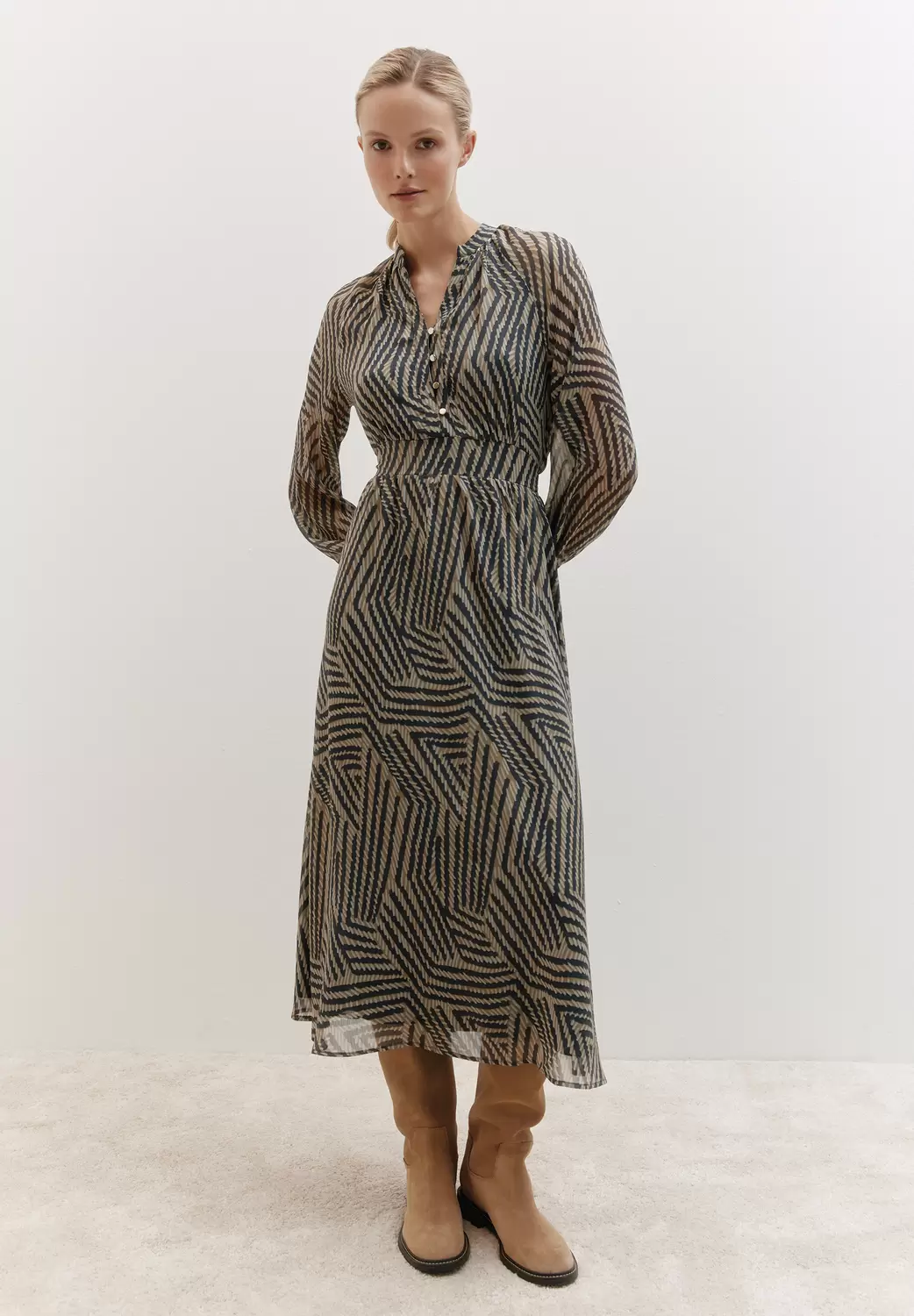 Printed Flower Dress
