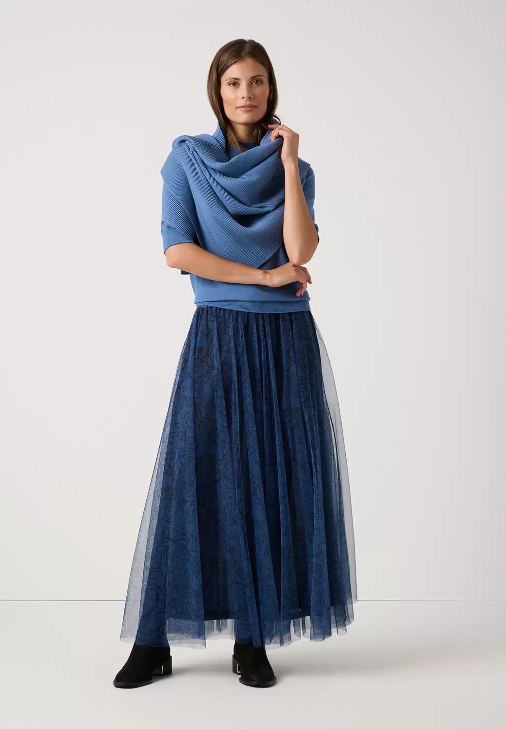 Plissee Scarf