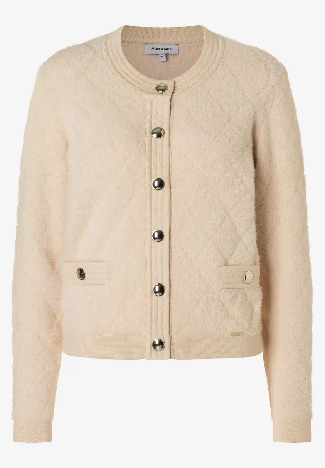 Cardigan with Bouclé-Yarn